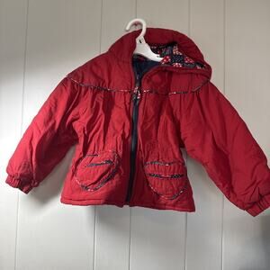 Izzi’s Kids Vintage Children’s Jacket Red And Blue Size M(3) EE